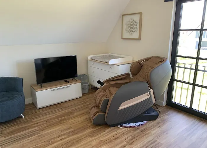 Reetland Am - Premium Reetdachvilla Mit 3 Schlafzimmern, Sauna, Kamin Und Massagesessel F05