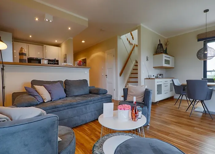 Reetland Am - Premium Reetdachvilla Mit 3 Schlafzimmern, Sauna, Kamin Und Massagesessel F05 درانسكي